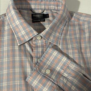 Faherty Reserve The Movement Button Down Shirt large supima cotton mix